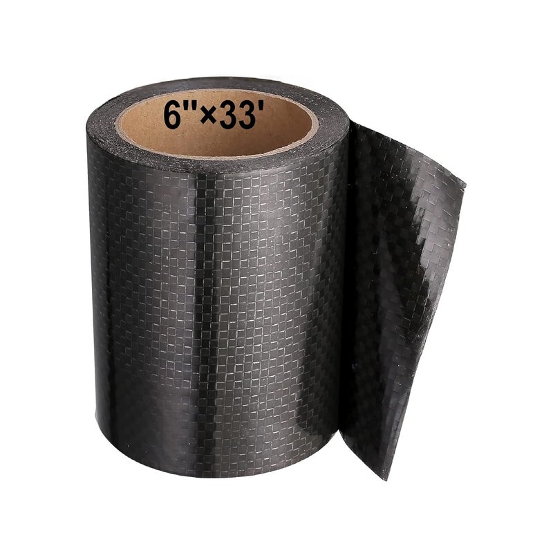 PlusRoc RV Underbelly Material RV Underbelly Tape Waterproof Flex Belly Tape with Permanent Sealing Adhesive for Mobile Home, Camper Travel Trailer, Tear Repair Patch(6'' x 33') - Image 1